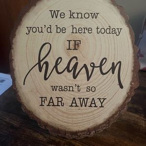 Wedding memorial sign
